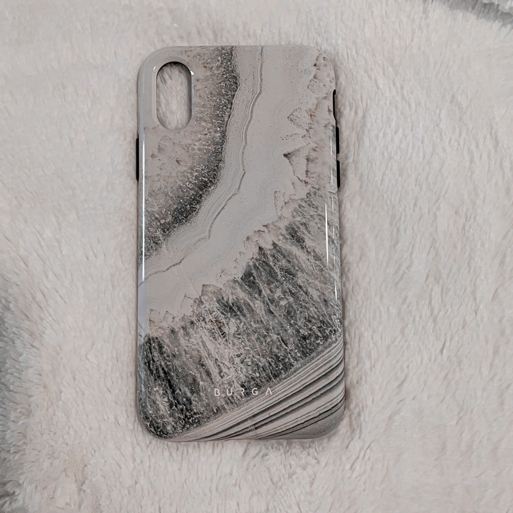 BURGA IPhone X tough case !! Design: French Alps